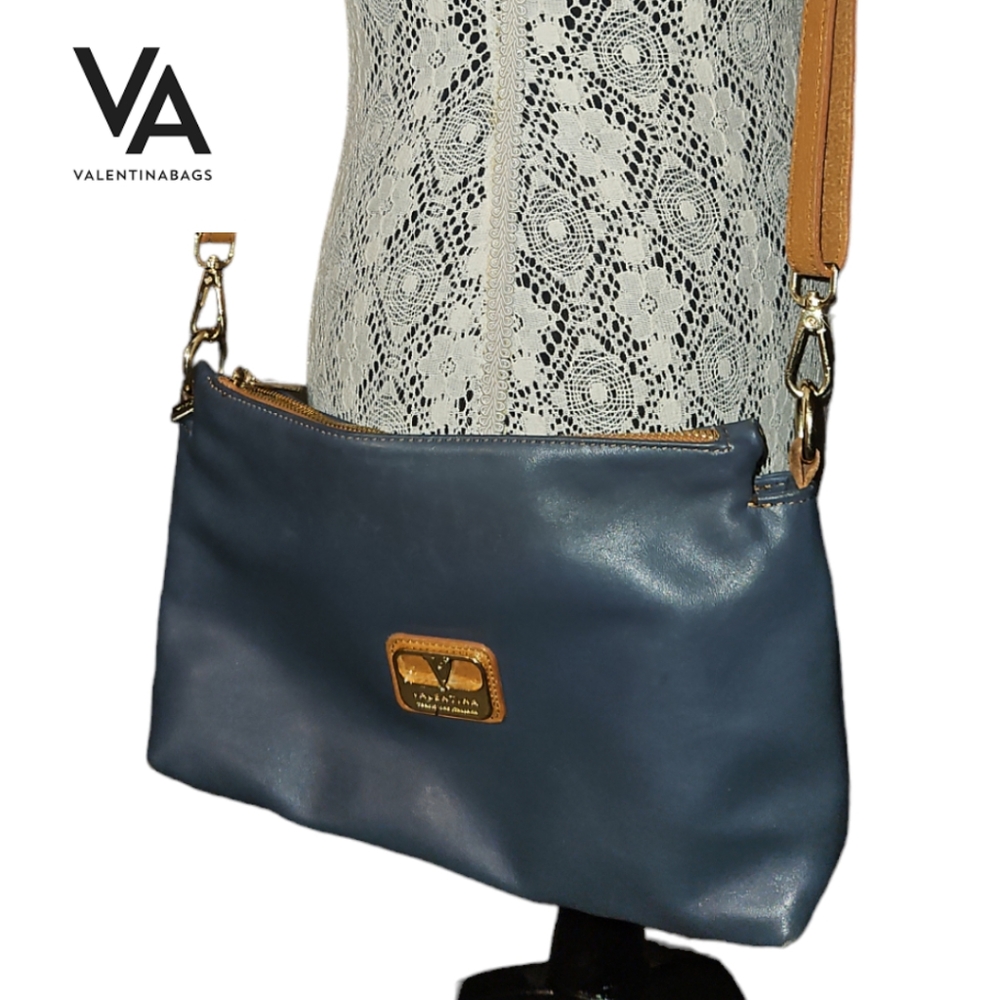 Valentina Italy Leather Crossbody Bag